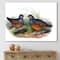 Designart - Vintage Birds In The Wild VII - Traditional Canvas Wall Art Print